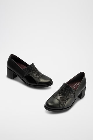 Escarpins en cuir nappa - Noir