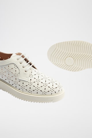 Mocassins en cuir nappa - Blanc
