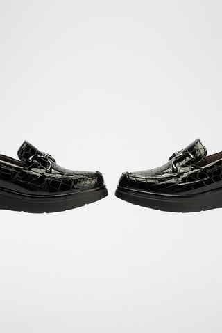 Mocassins en cuir nappa - Noir