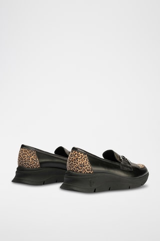 Mocassins em couro envernizado - Preto