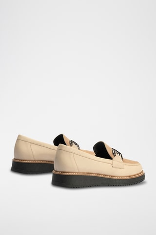 Mocassini in pelle - Beige