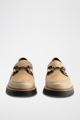 Mocassini in pelle - Beige