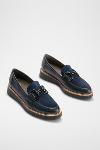 Mocassini in pelle - Navy