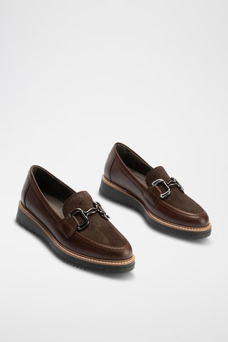 Mocassini in pelle - Marrone