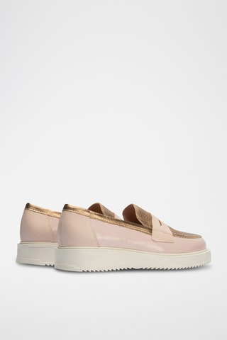 Mocassins en cuir - Nude