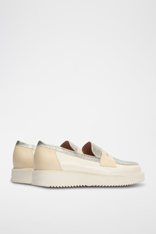 Mocassins en cuir - Blanc