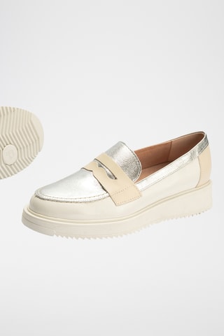 Mocassins en cuir - Blanc