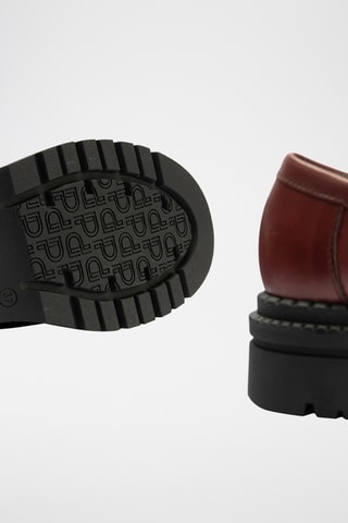 Mocassini in pelle nappa - Bordeaux