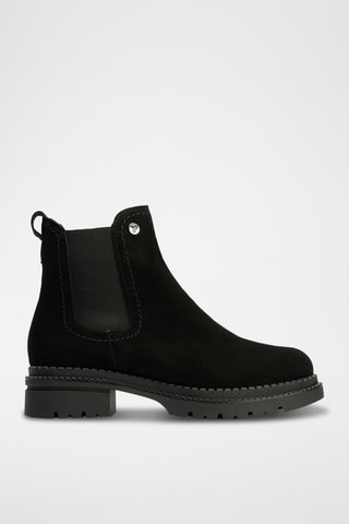 Bottines en nubuck - Noir