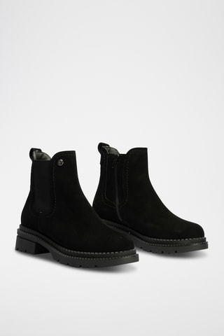 Bottines en nubuck - Noir