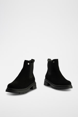 Bottines en nubuck - Noir