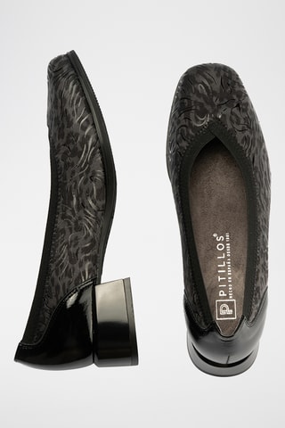 Escarpins en cuir verni - Noir