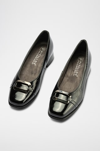 Escarpins en cuir verni - Noir