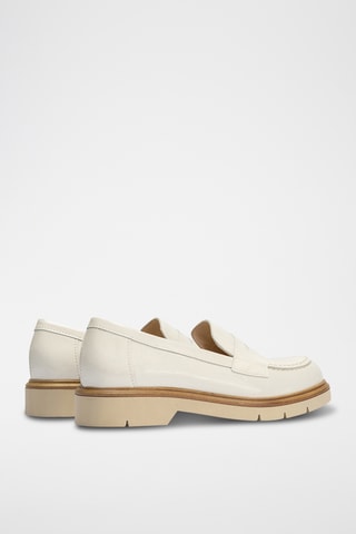 Mocassini in pelle verniciata - Bianco