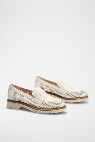 Mocassini in pelle nappa - Bianco