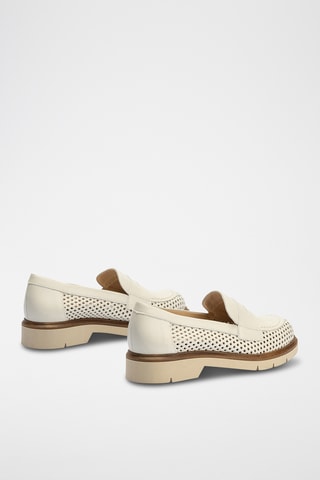 Mocassini in pelle nappa - Bianco