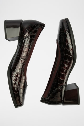 Escarpins en cuir verni - Bordeaux