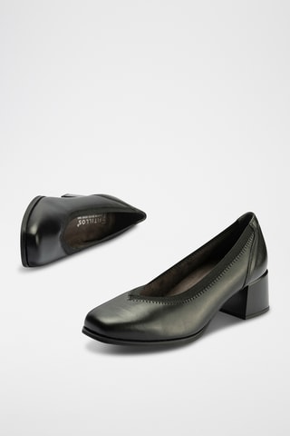 Escarpins en cuir nappa - Noir