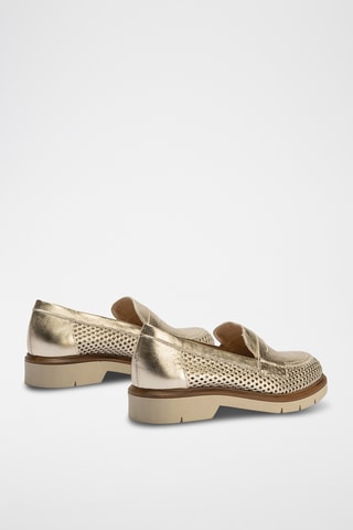 Mocassini in pelle - Dorato