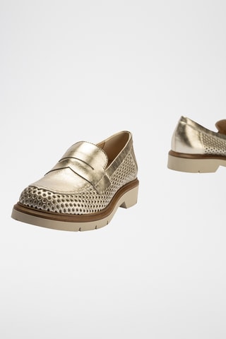 Mocassini in pelle - Dorato
