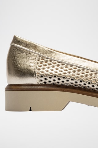 Mocassini in pelle - Dorato