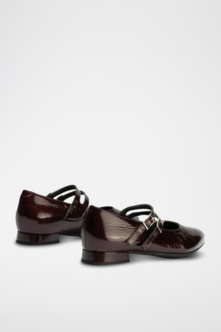 Scarpe baby in pelle verniciata - Bordeaux