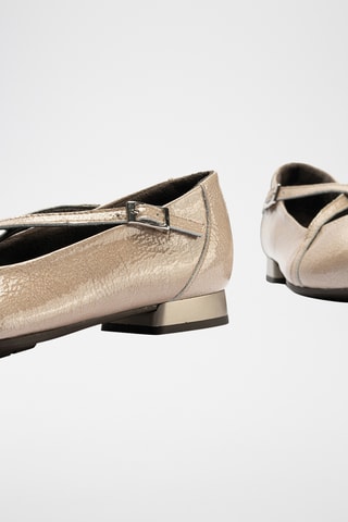 Scarpe baby in pelle verniciata - Beige