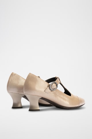 Babies en cuir verni - Beige