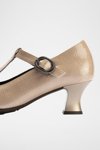 Babies en cuir verni - Beige