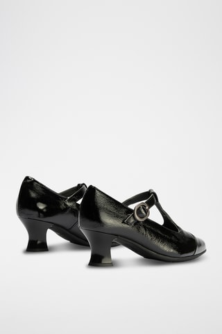 Babies en cuir verni - Noir