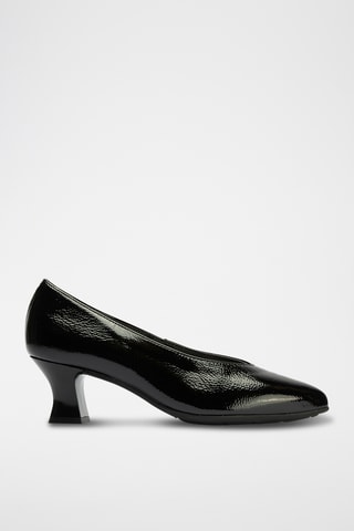 Escarpins en cuir verni - Noir