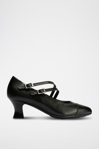 Escarpins en cuir nappa - Noir