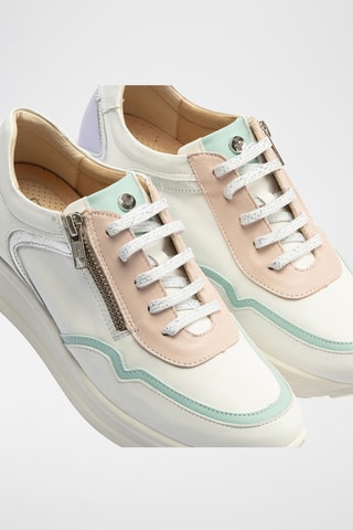 Baskets en cuir nappa - Blanc