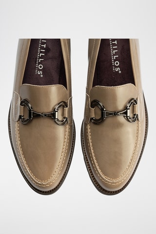 Mocassini in pelle nappa - Beige