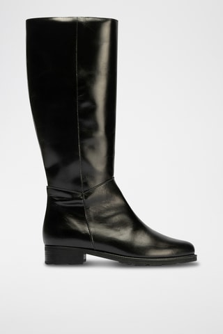 Bottes en cuir nappa - Noir