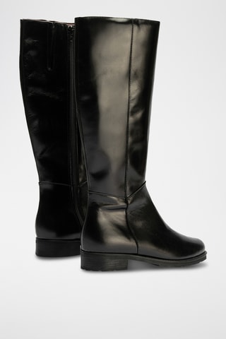 Bottes en cuir nappa - Noir