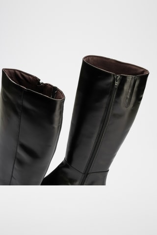 Bottes en cuir nappa - Noir