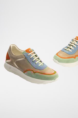 Baskets en cuir - Vert clair