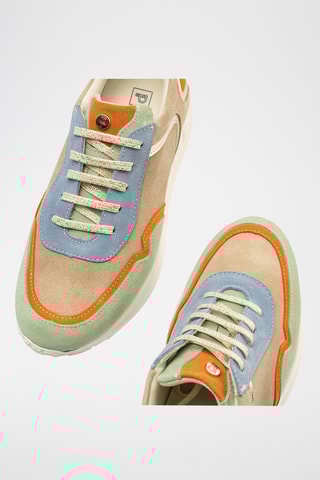 Baskets en cuir - Vert clair