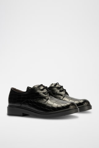 Derbys en cuir nappa - Noir