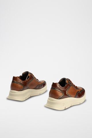 Baskets en cuir - Camel