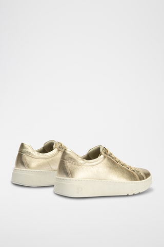 Baskets en cuir - Doré
