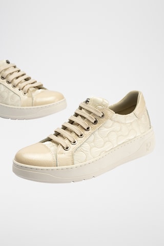 Baskets en cuir - Beige