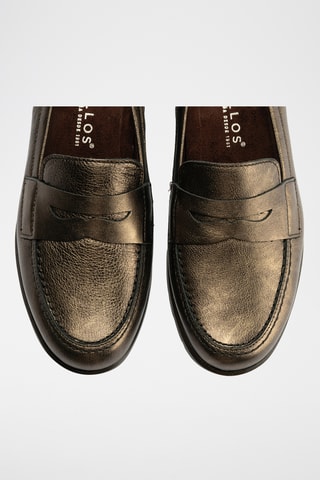 Mocassini in pelle - Dorato