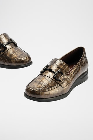 Mocassini in pelle - Marrone