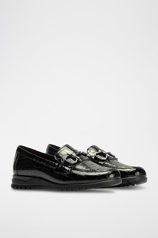 Mocassins en cuir - Noir