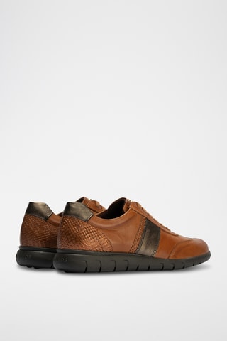 Baskets en cuir nappa - Camel
