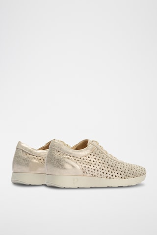 Baskets en cuir - Doré