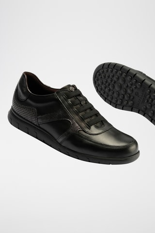 Baskets en cuir nappa - Noir