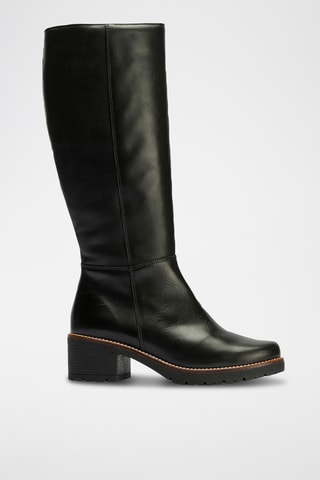 Bottes en cuir nappa - Noir